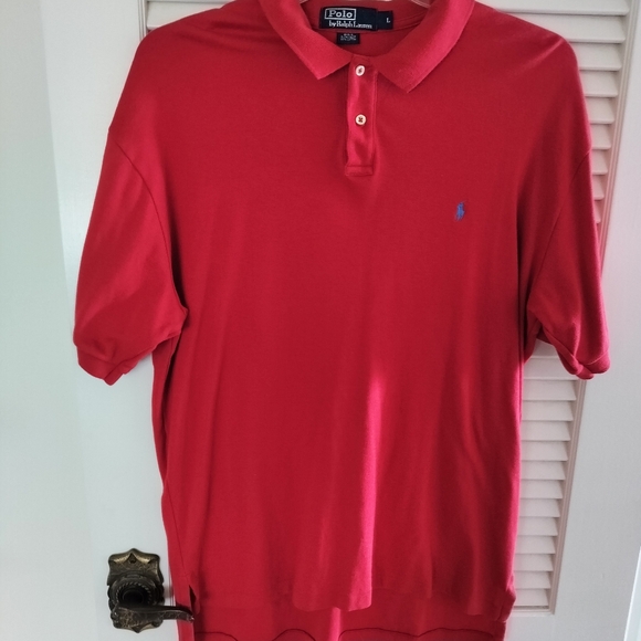 Polo Ralph Lauren Other - Polo by Ralph Lauren Mens Red Polo Shirt Large